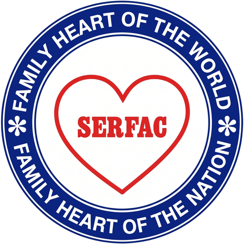 SERFAC emblem — Family Heart of the World, Family Heart of the Nation